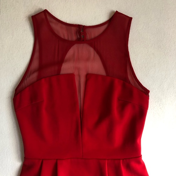NWT Aryn K cutout red dress - size XS - Picture 10 of 16